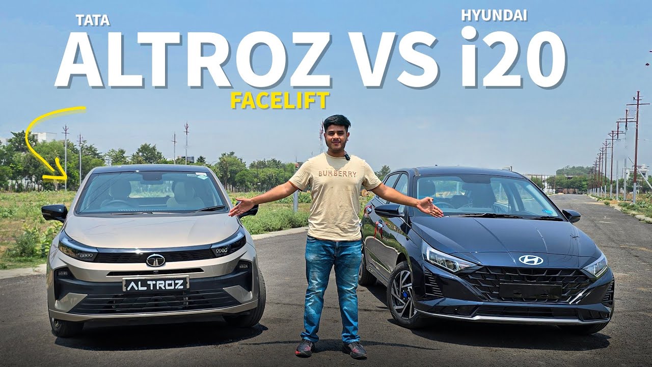 Tata Altroz Facelift VS Hyundai i20 2025 Comparison - Detailed ||