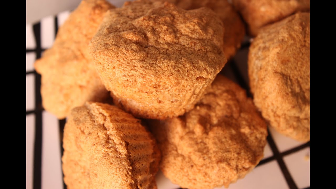 Magdalenas sin gluten de nueces