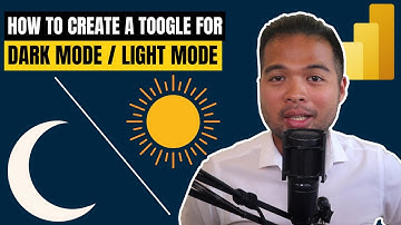 How to create a DARK MODE TOGGLE BUTTON in your Power BI Reports / Power BI Beginners Guide in 2022