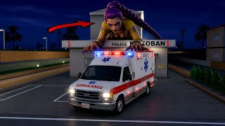 RUMI Kpop Demon Hunters With An Ambulance In Front Of Police Station 😱 || Sakura School Gameplay 😊