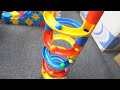Marble Run Race ASMR☆Spiral Rolling Ball Marble Run Healing