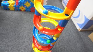 Marble Run Race ASMR☆Spiral Rolling Ball Marble Run Healing