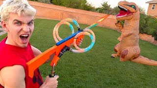 MONSTER VS PLASMA NERF BLASTER!!