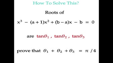 Maths Trigonometry + Cubic Equation Question Explain
