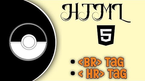 Use of HR and BR Tags // HTML