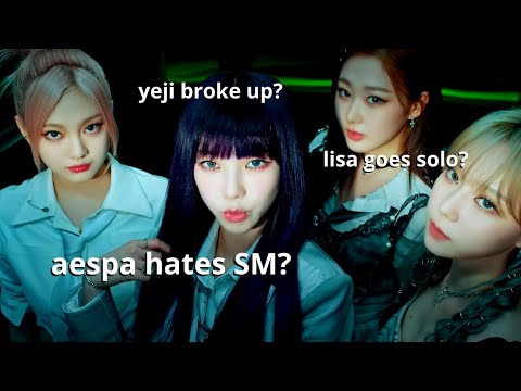 kpop rumors: aespa hates SM? Lisa goes solo? SM will disband a group?