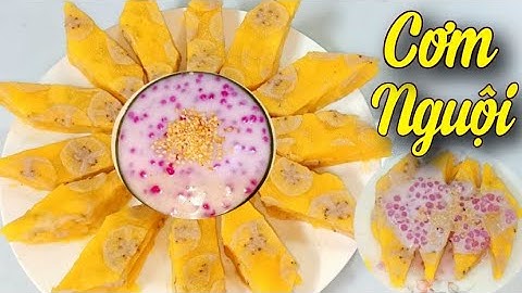 Cách Làm BÁNH CHUỐI Hấp bằng CƠM NGUỘI Nước Cốt Dừa béo Ngậy thơm ngon đậm đà hương vị Miền Tây.