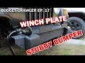 Jeep TJ WINCH PLATE and Custom STUBBY BUMPER Install | Budget Crawler Ep. 17