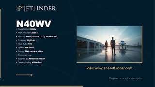 N40WV Cessna Citation CJ3 | Specs, Owner & History