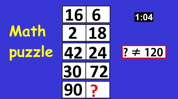 Can you solve the power of enjoyment math puzzles #39I Number puzzle with answer
