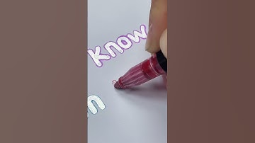 Adorable Outline Markers for Fun Writing #stationery #aesthtic #handwriting