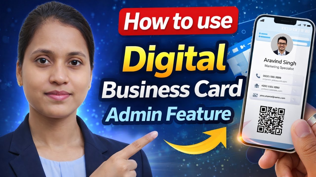 Digital Business Card Admin Dashboard Demo | WhatsApp Store, NFC Cards & Plans