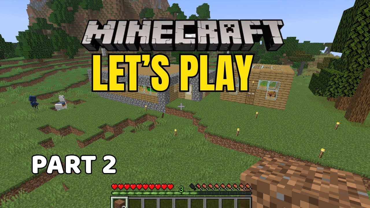 MINECRAFT LET'S PLAY ( PART 2 ) - YouTube