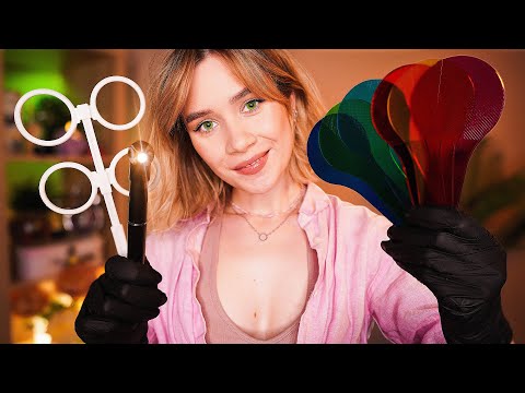 😏 АСМР ФОКУСИРУЙ СВОЕ ВНИМАНИЕ для Проверки Зрения 👁 asmr sleep focus eye exam