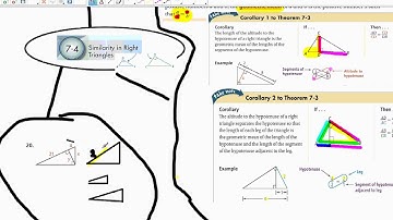 Geometry Chapter 7 Section 4 Similarity in Right Triangles