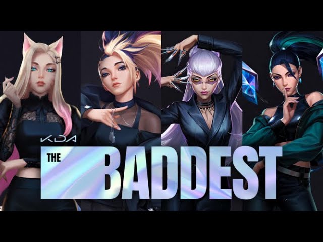 K/DA- 'THE BADDEST' {Color Coded Lyrics} class=