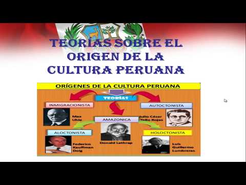 Teorías sobre el origen de la cultura peruana