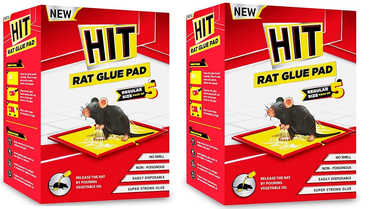 Rat Glue Pad For Killing Rats (Mouse Glue Pad) - Godrej Hit