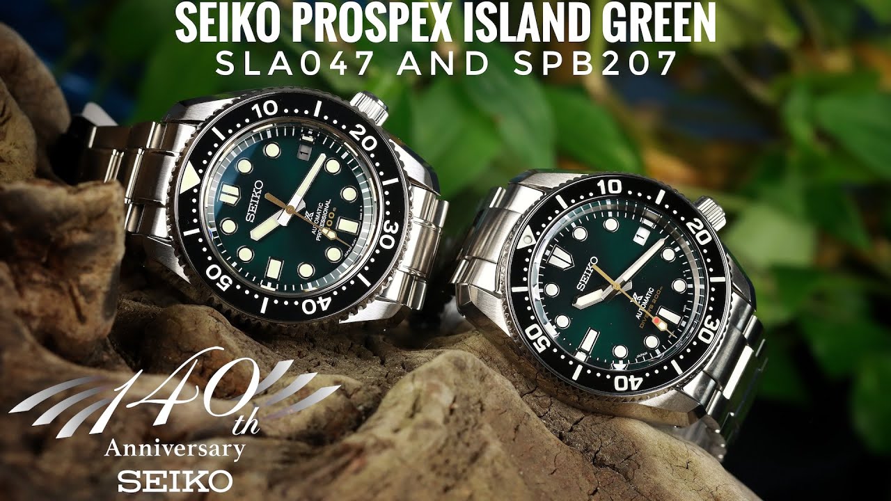 Seiko Prospex Island Green - SLA047 and SPB207 - YouTube