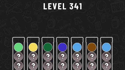 Ball Sort Puzzle Level 341 #ballsortpuzzle #ballsortpuzzlegameplay #puzzlegame #mobilegames