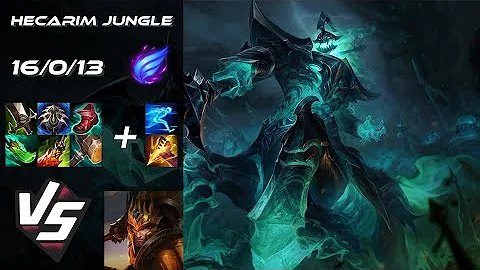 JUNGLE Hecarim vs Jarvan IV - NA Challenger Patch 25.23