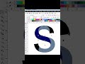 S text logo in Coreldraw #shorts #youtubeshorts #viral #trending #graphicdigitaldesigner