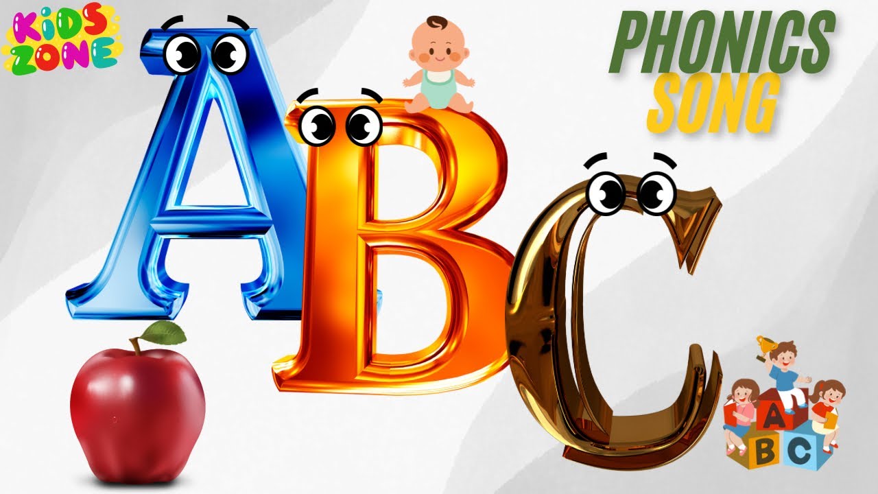"ABC Phonics Nursery Rhymes | Fun Alphabet Song for Kids and Toddlers ...