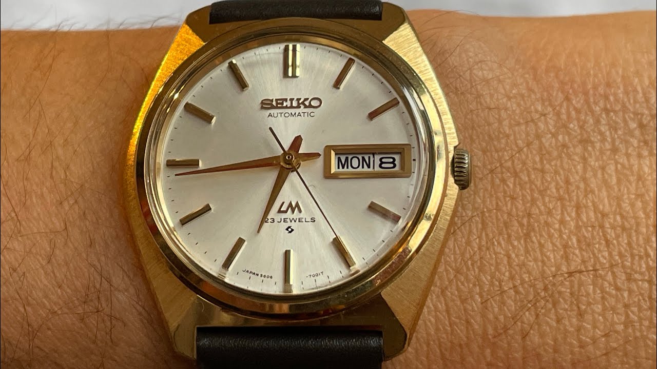 キム・スーイク 絵画 Seiko Lord-Matic 5606-600 JDM from the 1970s as watch of week 83