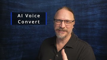 AI Voice Convert in Davinci Resolve Studio. Surprisingly helpful.