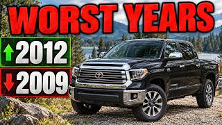 Toyota Tundra Years to Avoid: Best & Worst Ranked