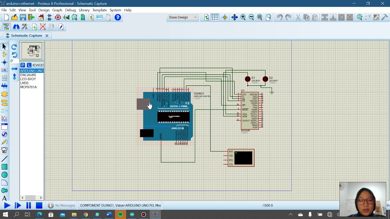 Simulasi Node MCU di Proteus - YouTube