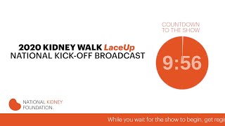 Kidney Walk LaceUp Kickoff LIVE!