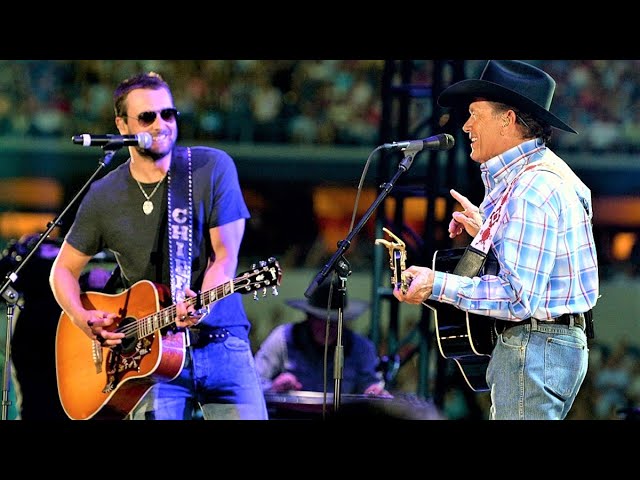 George Strait & Garth Brooks - The Cowboy Rides Away (Live from the 48th  ACM Awards) - YouTube