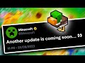 Mojang Is Releasing An Update BEFORE Minecraft Live