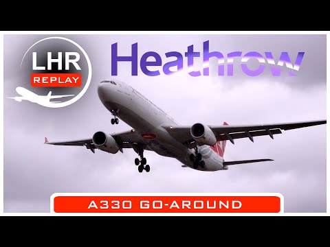 ✈️ Quickshot! Turkish A330 Go-Around | Heathrow Airport