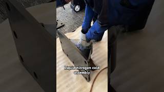 Liquid Nitrogen-Cooled Assembly Bushings#excavatorparts #b2b #manufacturing #excavatorattachments