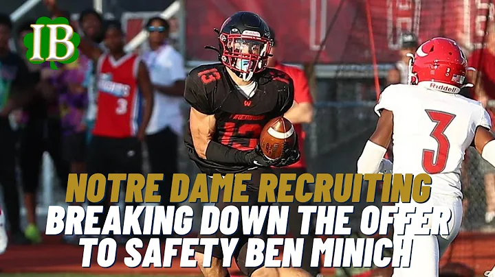 Breaking Down Ben Minich, Notre Dame's Latest 2023...