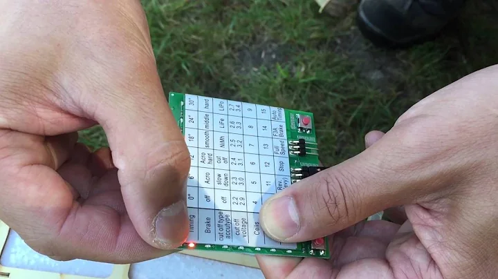 YEP ESC SETTING TIMING TO 18