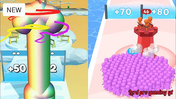 Tall Man Run vs Count Master 🏃🔥🤡 High Level Gameplay | Best Games