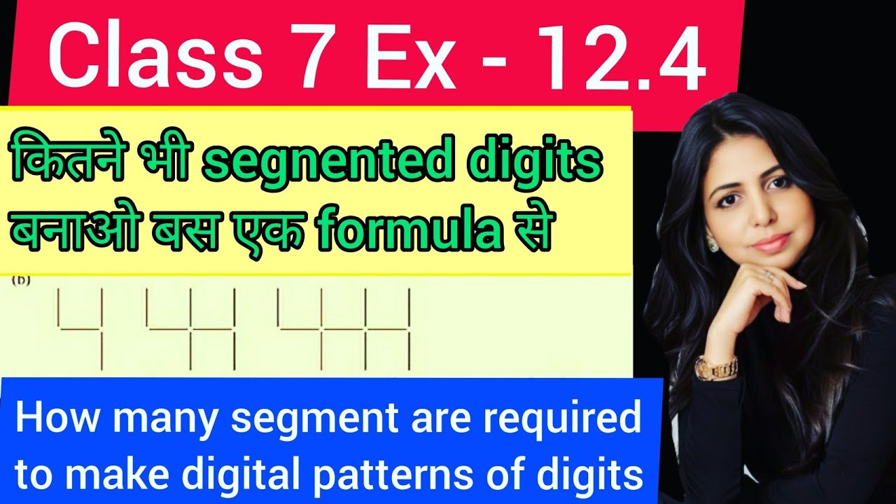 How to make numbers with segmented lines seen in watch / Calculators ...