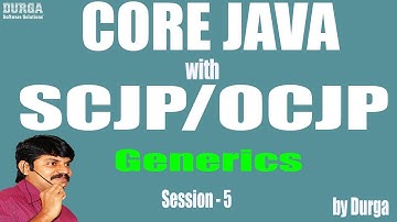 Core Java With OCJP/SCJP: Generics Part-5 || generics method