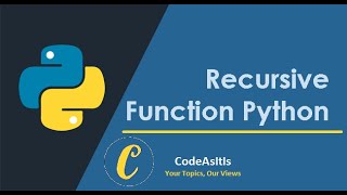 Recursion in Python || Python Recursive Function || Fibonacci Sequence || Factorial || Learn Python
