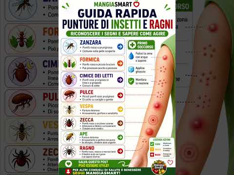Video PUNTURE DI INSETTI: RIESCI A RICONOSCERLE?