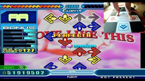 DDR A Love Like This AA Expert Heavy on StepMania