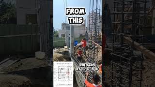 VLOGEP20 COLUMNS AT 4-(G-H) #concretework #concretelifting #foundationwork #constructionchannel