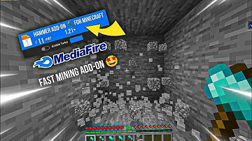 Quick Quick Mining Addon for MCPE – Mine 9 Blocks at Once with OP Hammer Tools! ⛏️🚀