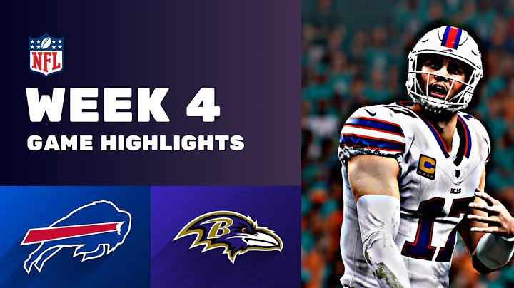 Buffalo Bills vs Baltimore Ravens Week 4 SNF GAME Highlights
