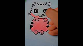 Cute cat drawing  | #shorts#viral#drawing