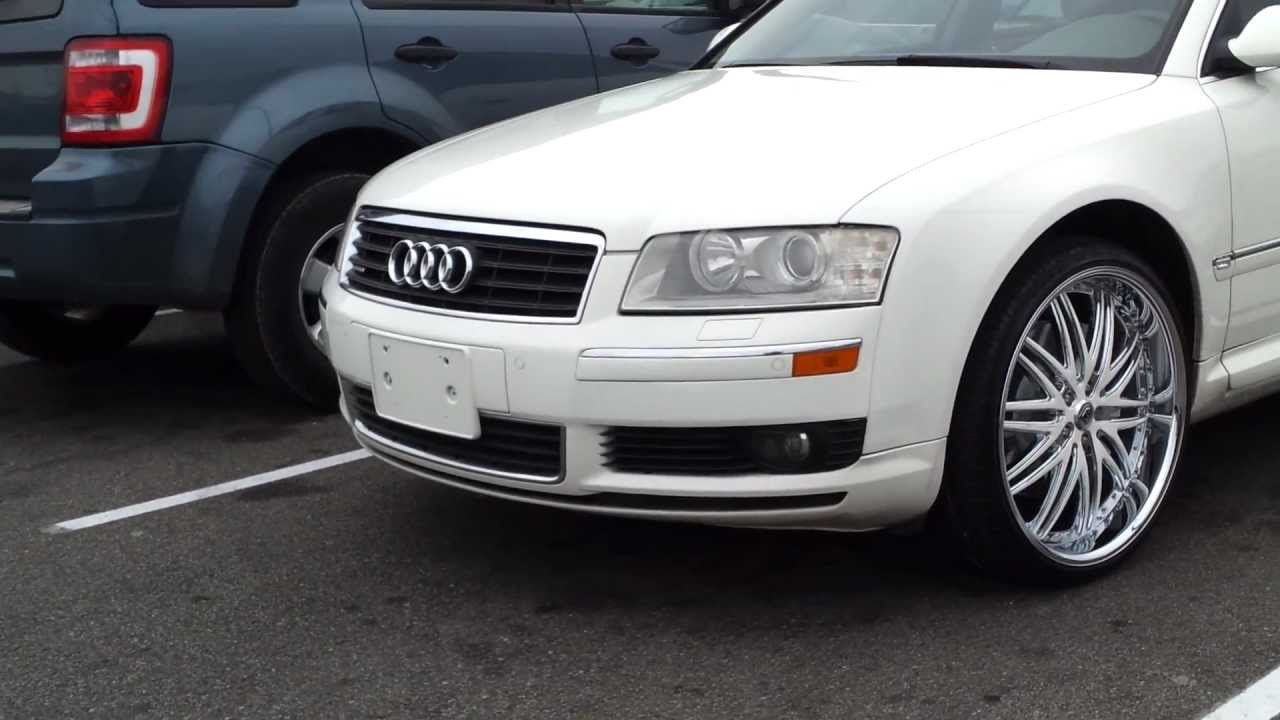 Audi A8 on 22" Lexani's