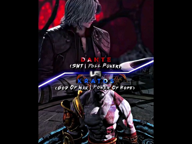 Kratos Vs Dante(SMT) | Battle #shorts #godofwar #godofwarragnarok class=